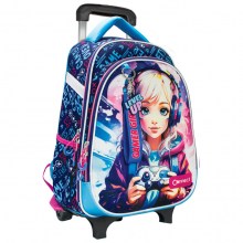 Ruksak školski s kotačićima XT Gamer Girl 26